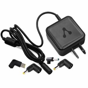 Cargador Vorago Au-405 Universal Para Laptop 65W 4 Puntas Intercambiables Color Negro Vocadaab013