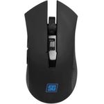 Mouse Vorago Start The Game MO-600 Inalámbrico 2400 dpi 6 Botones Recargable USB Color Negro