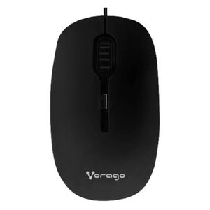 Mouse Vorago Mo-100 Óptico Alámbrico Usb 800/1200Dpi Color Negro Vocmosab048