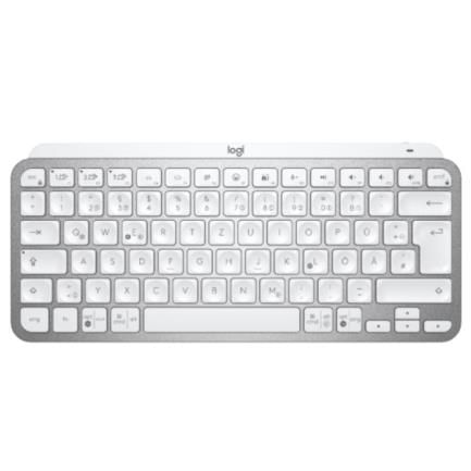 Teclado Logitech MX Keys Mini Inalámbrico Minimalista Color Gris Claro