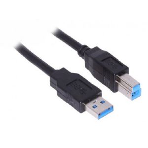 Cable Usb Brobotix V3.0 A-B 1.8Mts, Usb 3.0, Usb 3.0, Macho/Macho, 1,8 M, Negro 360806