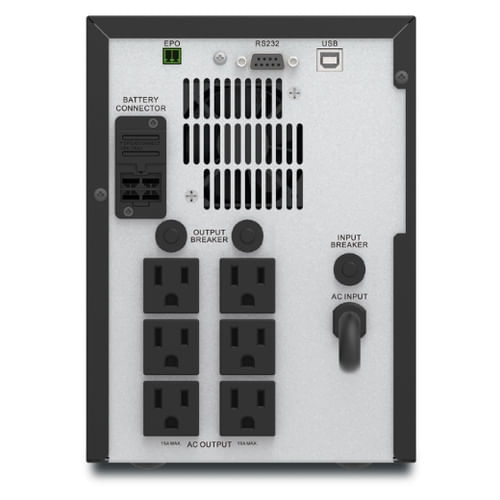 APC SMV1500A sistema de alimentación ininterrumpida (UPS) Doble conversión (en línea) 1,5 kVA 1050 W
