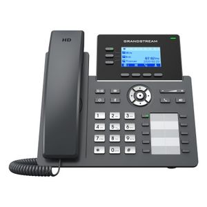 Teléfono Ip Grandstream Grp2604P, 3 Líneas, Negro Grp2604P