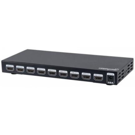 36227 - Video Splitter Manhattan HDMI 4K UHDTV 8 Puertos Color Negro
