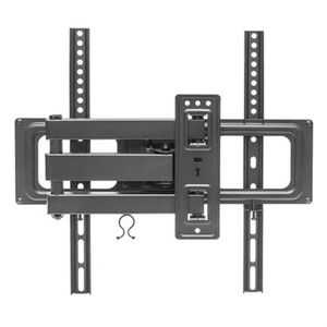 Soporte Tv Manhattan 32" A 55" 35 Kg Pared Movimiento Articulado Curvas/Planas Color Negro Mncsopab013