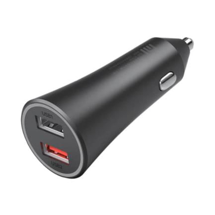 Cargador de Coche Xiaomi Carga Rápida 37W Doble Puerto Color Negro