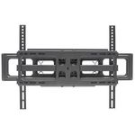 Soporte Manhattan Universal TV 37" a 70" 40 Kg Pared Movimiento Completo Curvas/Planas Color Negro