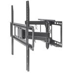 Soporte Manhattan Universal TV 37" a 70" 40 Kg Pared Movimiento Completo Curvas/Planas Color Negro