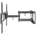 Soporte Manhattan Universal TV 37" a 70" 40 Kg Pared Movimiento Completo Curvas/Planas Color Negro