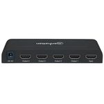 Video Splitter Manhattan HDMI 4K UHDTV 4 Puertos Color Negro