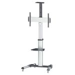 Soporte Manhattan TV 37" a 70" De Piso Tipo Carro Planas 50 Kg