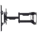 Soporte Manhattan TV 37" a 90" Pared Movimiento Articulado Curvas/Planas Color Negro