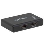 Video Splitter Manhattan HDMI 2 Puertos UHD TV 4k/30Hz Color Negro