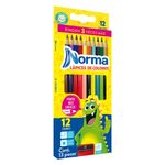 LAPICES DE COLOR 12-L RED NORMA