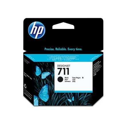 37697 - TINTA HP LF 711 NEGRO 80ML DESIGNJET