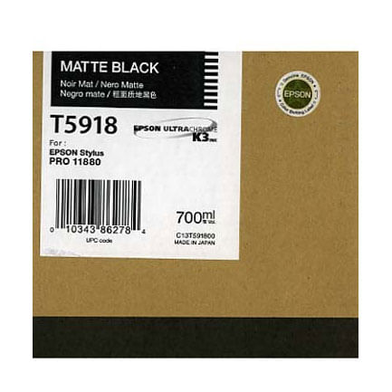 TINTA EPSON ULTRACHROME K3 NEGRO MATTE 700ML