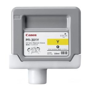 Tinta Canon Pfi-301Y Color Amarillo De 330Ml Cactinab240