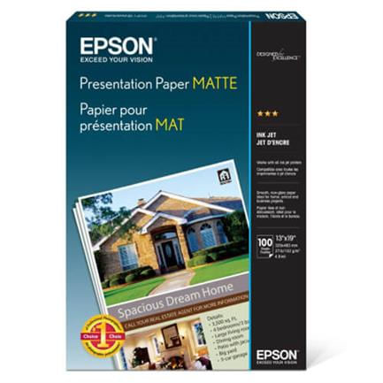 37134 - PAPEL EPSON PQ INK JET  SUPER B 100 SH