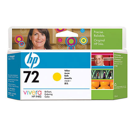 37664 - TINTA HP LF 72 AMARILLO 130ML INK