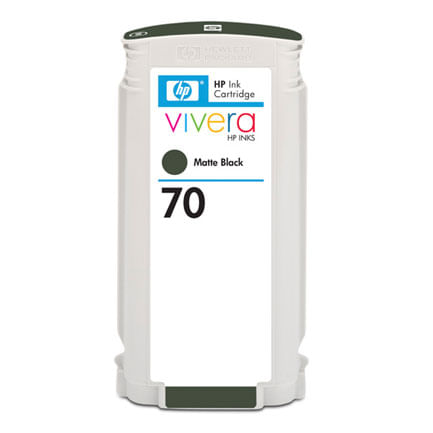37636 - TINTA HP LF 70 NEGRO MATE DESIGNJET Z2100 Z3100 130ML