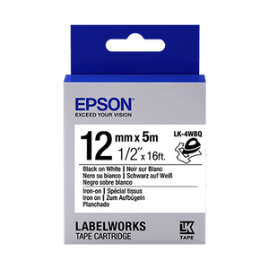 Cinta Epson Labelworks Negro/Blanco 12Mm Epccinag013