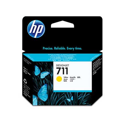 37696 - TINTA HP LF 711 AMARILLO 29ML DESIGNJET