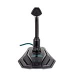 Micrófono Gaming Vortred Handler Iluminación LED RGB USB Entrada 35mm Color Negro