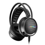 Diadema Vorago Gamer HS-502 Micrófono RGB Conector 35mm Color Negro