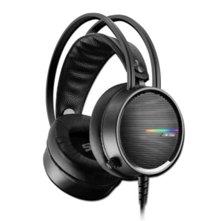 Diadema Vorago Gamer HS-502 Micrófono RGB Conector 35mm Color Negro