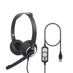 Diadema Nextep Micrófono Conexión USB Color Negro