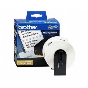 Etiquetas Brother Dk1209 Precortada Papel Blanco 28.9Mmx62Mm 800 Etiquetas  Bocetiab003