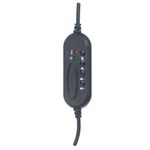 Audífonos Manhattan Gaming Micrófono USB Color Negro