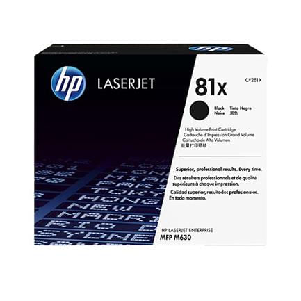 38088 - TONER HP 81X LASER NEGRO ALTA CAPACIDAD