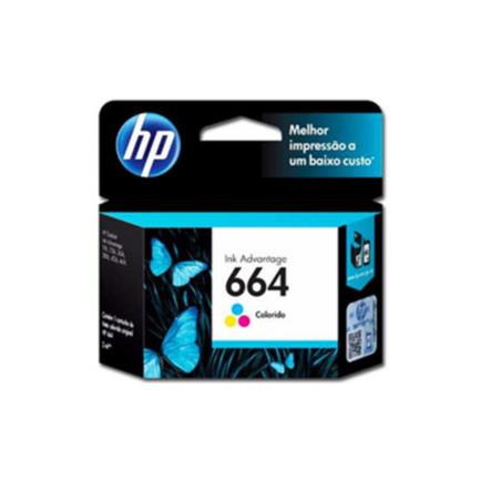 37836 - TINTA HP 664 TRICOLOR