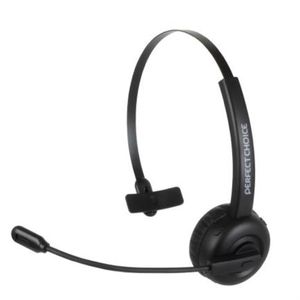 Diadema Perfect Choice Inalámbrica Bluetooth Mono Cancelación De Ruido Color Negro Mccaudab172