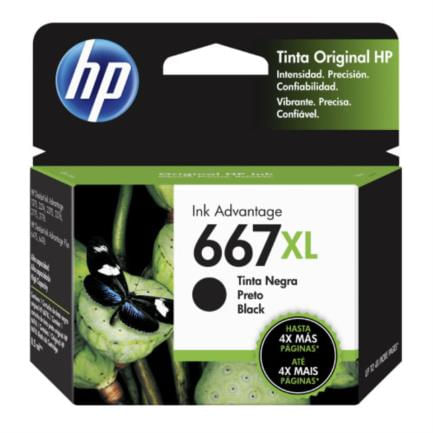 37891 - Tinta HP Original Advantage 667XL Alto Rendimiento Color Negro