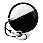 38840 - AUDIFONOS PERFECT CHOICE DE VIAJE IN EAR C/MICROFONO NEGRO Y BLANCO