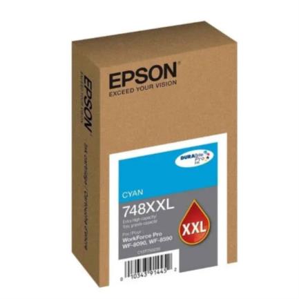 39766 - Tinta Epson T748XXL Capacidad Extra Alta WF-6090/WF-6590 Color Cian
