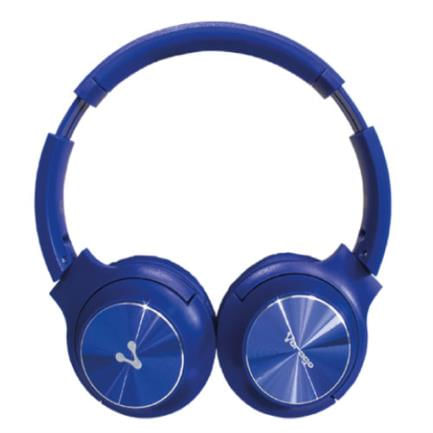 Diadema-Vorago-HPB-200-Bluetooth-FM-MSD-Plegable-Color-Azul