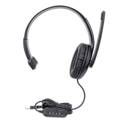 Audifonos-Manhattan-USB-Monoaural-Microfono-Control-de-Volumen-Color-Negro