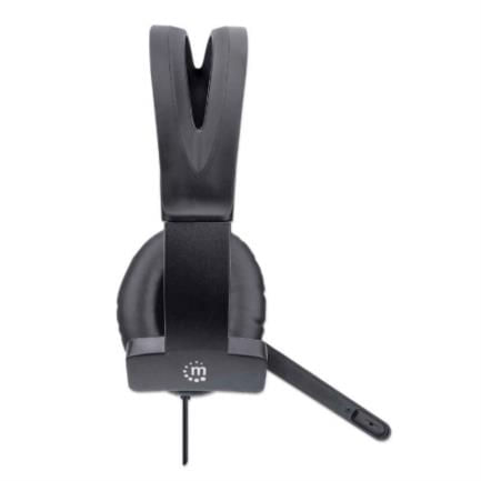 Audifonos-Manhattan-USB-Monoaural-Microfono-Control-de-Volumen-Color-Negro