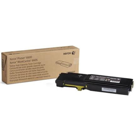 39585 - TONER XEROX AMARILLO PARA WC6605 / PH6600