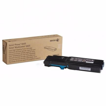 39584 - TONER XEROX CYAN PARA WC6605 / PH6600
