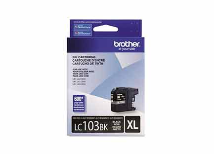 39972 - TINTA BROTHER LC103BK NEGRO 600 PAG
