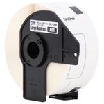 ETIQUETA BROTHER PRECORTADA 38MM X 903MM BLANCA 400 PIEZAS