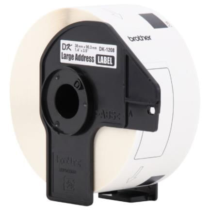 ETIQUETA BROTHER PRECORTADA 38MM X 903MM BLANCA 400 PIEZAS
