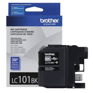 Tinta Brother Lc101Bk Rendimiento 300 Páginas Dcpj152/Mfcj470Dw Color Negro Boctinab095