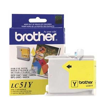 TINTA-BROTHER-LC51Y-AMARILLO-MFC240C-DCP130C