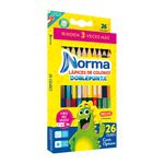 LAPICES DOBLE COLOR 12-L NORMA