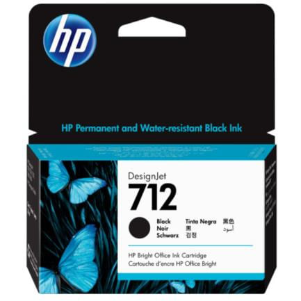 37767 - Tinta HP LF DesignJet 712 38ml Color Negro